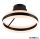 TRIO 631410132 DIOS mennyezet lámpa incl.1x21W LED/2400lm/2300+3000+4000K ↕24cm Ø40cm matt fekete