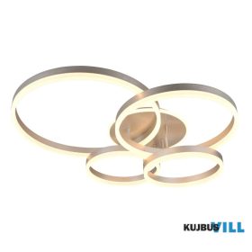   TRIO 632210407 DRAKE mennyezet lámpa incl.1x50W LED/5850lm/2700-6500K ↕17cm ↔80cm ↗70cm matt nikkel