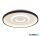 TRIO 633910134 NAZAR mennyezet lámpa incl.1x20W LED/2300lm/3000K ↕5,5cm Ø40cm fekete-fehér