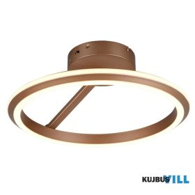   TRIO 635510165 AMADOR mennyezet lámpa incl.1x34W LED/4000lm/2300+3000+4000K ↕18cm Ø45cm kávébarna