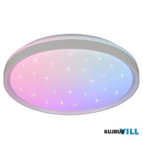   TRIO R63581131 SOLIT mennyezet lámpa incl.1x14W LED/1800lm/2700-6500K RGBW ↕7cm Ø39cm matt fehér