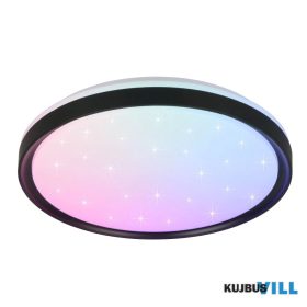   TRIO R63581132 SOLIT mennyezet lámpa incl.1x14W LED/1800lm/2700-6500K RGBW ↕7cm Ø39cm matt fekete