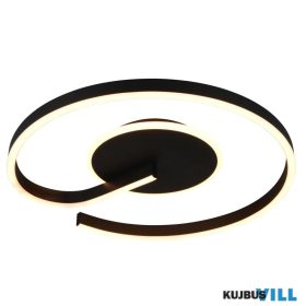   TRIO R63631132 CALLE mennyezet lámpa incl.1x21W LED/2600lm/2300+3000+4000K ↕6,5cm Ø50cm matt fekete