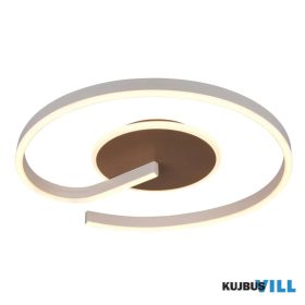   TRIO R63631165 CALLE mennyezet lámpa incl.1x21W LED/2600lm/2300+3000+4000K ↕6,5cm Ø50cm kávébarna