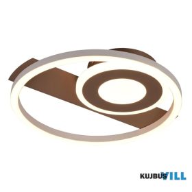   TRIO R63671165 HORUS mennyezet lámpa incl.1x22W LED/2500lm/3000K ↕5cm ↔32cm ↗30,5cm kávébarna