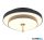 TRIO 640210180 KEATON mennyezet lámpa incl.1x34,5W LED/4000lm/2300+3000+4000K ↕20cm Ø40cm fekete-arany