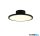 TR 640910132 TRAY mennyezet lámpa incl.1x29W LED/3550Lm/3000K ↕12cm Ø40cm matt fekete