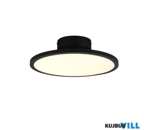 TR 640910132 TRAY mennyezet lámpa incl.1x29W LED/3550Lm/3000K ↕12cm Ø40cm matt fekete