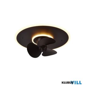   TRIO R64133132 NYBRO mennyezet lámpa incl.1x30W LED3500Lm2700 - 6500K ∅ 50cm↕ 12cm matt fekete