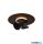 TR R64133132 NYBRO mennyezet lámpa incl.1x30W LED3500Lm2700 - 6500K ∅ 50cm↕ 12cm matt fekete