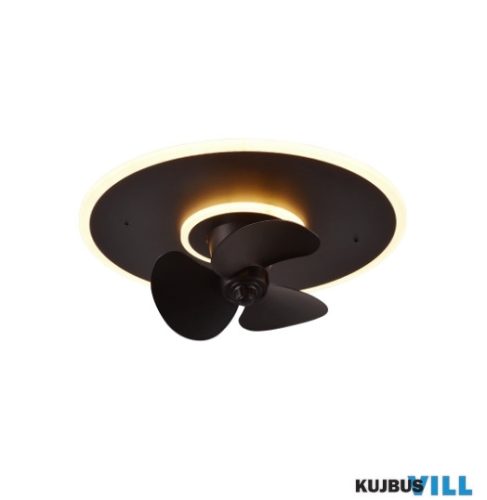 TR R64133132 NYBRO mennyezet lámpa incl.1x30W LED3500Lm2700 - 6500K ∅ 50cm↕ 12cm matt fekete