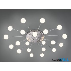   TRIO 641412107 BULLET mennyezet lámpa incl.21x1,5W LED/170Lm/3000K ↕15,8cm Ø100cm matt nikkel