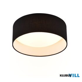   TRIO R64191102 LOCARNO mennyezet lámpa 1x 12W-LED, 3000K ↕ 12cm∅ 28cm fekete