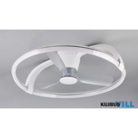   TRIO R64262131 STOCKHOLM ventilátor incl.1x37W LED/4300lm CCT ↕23cm Ø73,5cm matt fehér