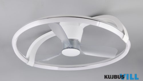 TR R64262131 STOCKHOLM ventilátor incl.1x37W LED/4300lm CCT ↕23cm Ø73,5cm matt fehér