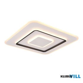   TRIO R64293931 JORA mennyezet lámpa 1x 60W-LED, 2700-6000K ↔ 60cm↗ 60cm↕ 6cm matt fehér