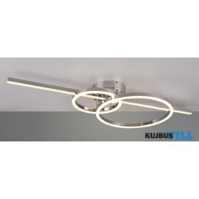   TRIO 643010306 MONTILLA mennyezet lámpa 1x 40W-LED , 2700-6000K ↔ 100cm↗ 40cm↕ 12,5cm∅ 25cm, 40cm króm