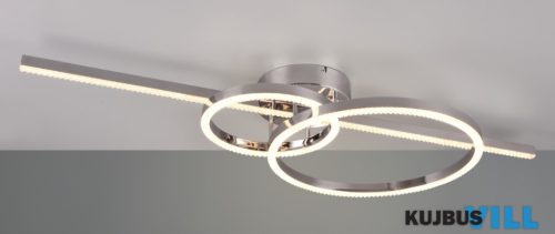 TR 643010306 MONTILLA mennyezet lámpa 1x 40W-LED , 2700-6000K ↔ 100cm↗ 40cm↕ 12,5cm∅ 25cm, 40cm króm