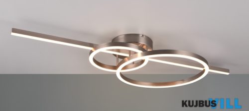 TR 643010307 MONTILLA mennyezet lámpa 1x 50W-LED, 2700-6000K, 5500lm ↔ 100cm↗ 40cm↕ 12,5cm∅ 25cm, 40cm matt nikkel