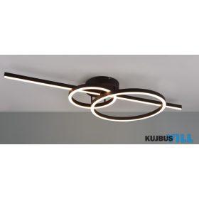   TRIO 643010332 MONTILLA mennyezet lámpa 1x 40W-LED , 2700-6000K ↔ 100cm↗ 40cm↕ 12,5cm∅ 25cm, 40cm matt fekete