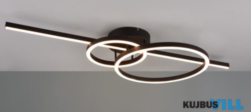 TR 643010332 MONTILLA mennyezet lámpa 1x 40W-LED , 2700-6000K ↔ 100cm↗ 40cm↕ 12,5cm∅ 25cm, 40cm matt fekete