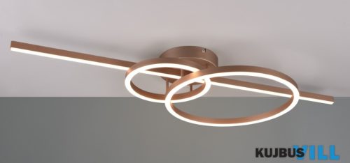TR 643010365 MONTILLA mennyezet lámpa 1x 50W-LED, 2700-6000K, 5500lm ↔ 100cm↗ 40cm↕ 12,5cm∅ 25cm, 40cm cappuccino
