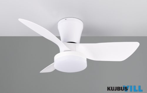TR R64412131 RANDERS ventilátor incl.1x20W LED/2500lm CCT ↕26cm Ø76cm matt fehér