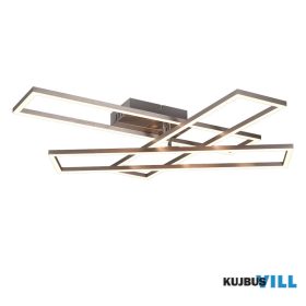   TRIO R64423107 CORSO mennyezet lámpa 35W LED 2600lm 2700-6000K → 66cm↗ 60cm↑ 10cm matt nikkel