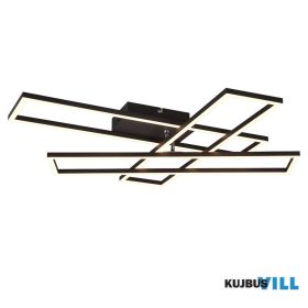   TRIO R64423132 CORSO mennyezet lámpa 35W LED 2600lm 2700-6000K → 66cm↗ 60cm↑ 10cm matt fekete