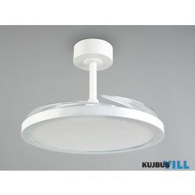   TRIO R64452131 KASFJORD ventilátor incl.1x34W LED/3900lm CCT ↕27,5-35cm Ø49-106,5cm matt fehér