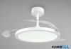 TR R64452131 KASFJORD ventilátor incl.1x34W LED/3900lm CCT ↕27,5-35cm Ø49-106,5cm matt fehér
