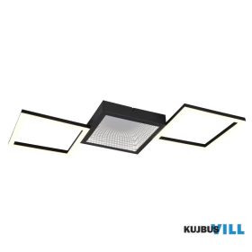   TRIO R64471132 GELO mennyezet lámpa incl.1x24W LED/2500lm/3000K ↕4,5cm ↔66cm ↗43cm matt fekete