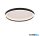 TR 64502132 ROTONDA mennyezet lámpa 20W LED 2000lm 3000K Ø 35cm↑ 5,5cm matt fekete