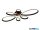 TR 645619132 FLY mennyezet lámpa 32W SMD LED/3900lm/3000K ↕7,5cm ↔83cm ↗45,5cm matt fekete