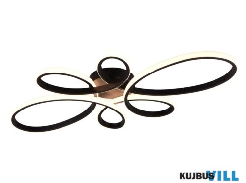 TR 645619132 FLY mennyezet lámpa 32W SMD LED/3900lm/3000K ↕7,5cm ↔83cm ↗45,5cm matt fekete