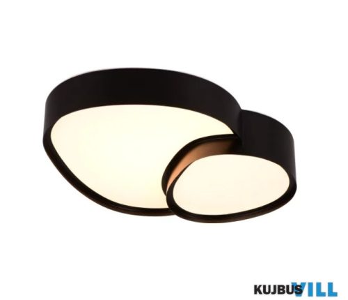 TR 647510232 RISE mennyezet lámpa 21W SMD LED/2400lm/2700-6500K ↕11,5cm ↔43,5cm ↗36cm matt fekete