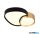TR 647510280 RISE mennyezet lámpa 21W SMD LED/2400lm/2700-6500K ↕11,5cm ↔43,5cm ↗36cm fekete-arany
