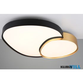   TRIO 647519280 RISE mennyezet lámpa 45W SMD LED/5300lm/2700-6500K ↕11,5cm ↔77cm ↗63,5cm fekete-arany