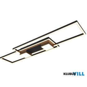   TRIO 647710432 ALBANY mennyezet lámp incl.1x37W LED/4300Lm/2700 - 6500K ↕8cm ↔100cm ↗28cm matt fekete