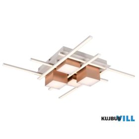   TRIO 647810465 ROGER mennyezet lámpa 35W LED/4050lm/2700-6500K ↕11,5cm ↔70cm ↗70cm szürke/kávébarna