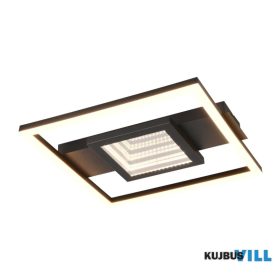   TRIO R64801932 WHEELER mennyezet lámpa 16W LED/2000lm/3000K ↕5cm ↔35cm ↗33cm matt fekete