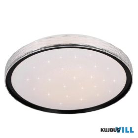   TRIO R64811102 VARDA mennyezet lámpa 24W LED/2500lm/2700-6500K ↕6cm Ø39cm fekete