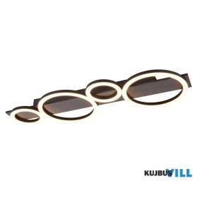   TRIO R64821109 LUMOS mennyezet lámpa 26,5W LED/3100lm/3000K ↕5,8cm ↔72cm ↗23cm matt fekete