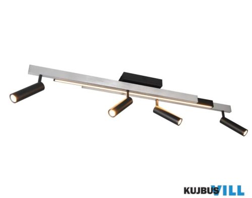 TR 648310505 ZENO mennyezet lámpa incl.4x5,5W LED/2600Lm > incl.1x12W LED/1500Lm 2700 - 6500K ↕23cm ↔133cm ↗8,5cm csiszolt alumínium