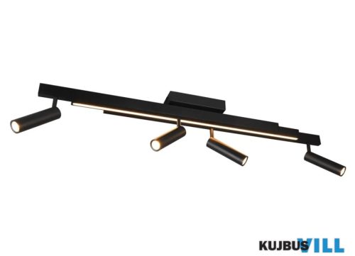TR 648310532 ZENO mennyezet lámpa incl.4x5,5W LED/2600Lm > incl.1x12W LED/1500Lm 2700 - 6500K ↕23cm ↔133cm ↗8,5cm matt fekete