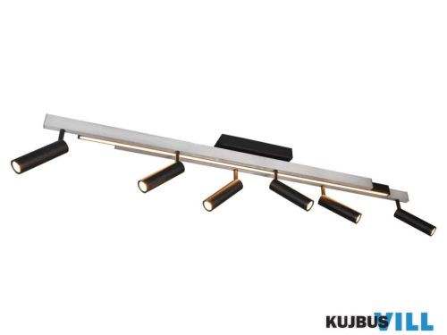 TR 648310705 ZENO mennyezet lámpa incl.6x5,5W LED/3900Lm > incl.1x18W LED/2200Lm 2700 - 6500K ↕23cm ↔180cm ↗8,5cm csiszolt alumínium