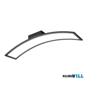   TRIO R64861132 SIGMA mennyezet lámpa incl.1x21W LED/2600Lm/3000K ↕13,5cm ↔76,5cm ↗ 15cm matt fekete