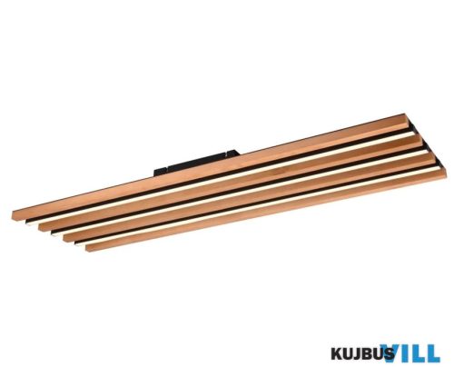 TR 648911332 FONTANA mennyezet lámpa incl.1x44W LED/5050Lm/3000K ↕30cm ↔113cm ↗6cm matt fekete