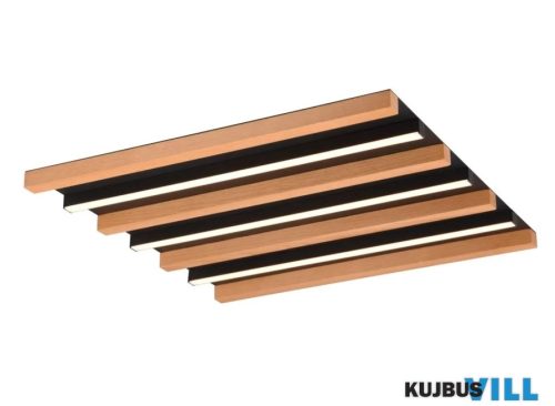 TR 648914532 FONTANA mennyezet lámpa incl.1x22W LED/2450Lm/3000K ↕45cm ↔45cm ↗6cm matt fekete