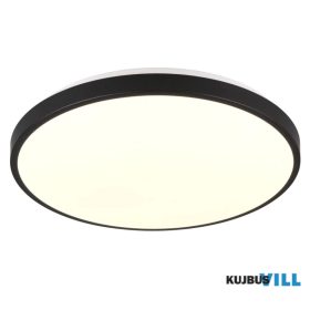   TRIO R64901102 LOODY mennyezet lámpa incl.1x22W LED/2500Lm/4000K ↕7cm Ø38,5cm fekete